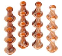 WHAMVOX 16 Pièces Embouchures Hulusi en Résine pour Débutants, Accessoires Sûrs et Confortables Installation Simple, Compatibles Hulusi en Bambou