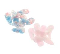 WHAMVOX 16 Pièces Guzheng Finger Picks Set For Beginners And Professionals Dual-sided Curved Thick Resin Nails Ergonomic Fingertip Protectors For Large Guzheng Performance And Practice