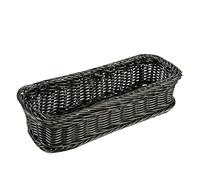 WHAMVOX 1pièce Panier Rectangulaire Imitation Rattan Multifonctionnel Pour Cuisine Et Maison Pour Snacks Et Fruits