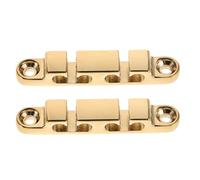 WHAMVOX 2 Guides Cordes Dorés pour Basse Électrique 6 Cordes Fixation Stable Pièces de Rechange Solide Accessoires pour Guitare Basse Installation Facile Prolongent la Durée de Vie