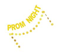 WHAMVOX 2 pièces Bannières Suspendues Mariage Dorées Paillettes Décorations Fête Prom Night pour Réception