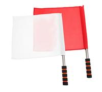 WHAMVOX 2 Pièces Drapeaux de Signalisation pour Sécurité Routière Drapeaux Arbitre Multifonction Poignée Confortable pour Événements Sportifs et Match