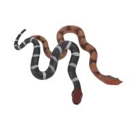 WHAMVOX 2 Pièces Figurines Serpent TPR Réalistes Jouets Souples et pour Farces Halloween Décoration Intérieure et Extérieure Modèles Serpents Lifelike pour Garçon Fille et Apprentissage