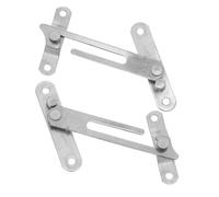 WHAMVOX 2 Pièces Lot de 2 Verrous de Sécurité en Acier Inoxydable pour Fenêtres à Battant, Limiteurs D’Ouverture pour Ventilation Sécurisée et Protection les Vents Violents, Commande de