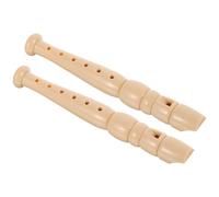 WHAMVOX 2 pièces Lot de Flûtes Plastique pour Débutants Instrument Simple à Vent Musical Garçon Fille Pratique Clarinette