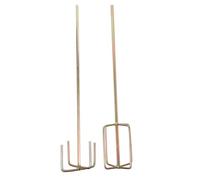 WHAMVOX 2 Pièces Mixeur de Peinture et Boue avec Tête Hexagonale Mélangeur Électrique pour Perceuse Outil Pratique pour Peinture Enduit et Mortier Usage Domestique et Chantier