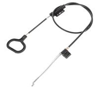 WHAMVOX 2 Pièces Poignée de Fauteuil Relax avec Câble de Dégagement D-Ring Accessoire pour Fauteuil Inclinable Métal Noir Robuste Installation Facile avec Tournevis Lot