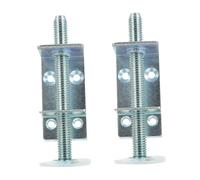 WHAMVOX 2 pièces Réglables pour Meubles Support Armoire avec Réglage de Hauteur Métalliques pour Meuble Niveauur Adapté à Parquet Carrelage Installation Simple et Solide