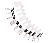 WHAMVOX 2 pièces Stickers pour Piano PVC Durables Touches Colorés Autocollants Clavier Amovibles Sans Résidu pour Apprentissage Garçon Fille