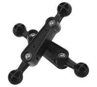 WHAMVOX 2 Pièces Support de Téléphone pour Voiture à Double Rotule, | Pince Grille D’aération, Adaptateur Photo, Plastique, Réglage Pivotant