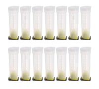 WHAMVOX 20 Pièces Cages Plastique pour Support de Cadre de Ruche, Outil Apicole Léger pour Élevage et Protection des Reines Abeilles