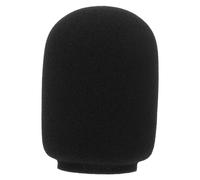 WHAMVOX 20 pièces Couvre Micro Mousse Protection Vent Pratique Compatible Multiples Micros Bruit Durable et Professionnel Noir