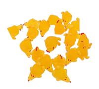 WHAMVOX 20 Pièces Figurines Miniatures Poulets Résine Statues de Poule et Coq Accessoires pour Micro Paysage Jardin Féerique DIY et Décor Maison