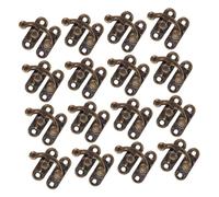 WHAMVOX 20 Pièces Latch Lock Retro Iron Hasps For Diy Crafts Small Antique Box Latches For Cabinets And Wooden Cases Vintage Style Hardware
