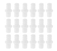 WHAMVOX 20 pièces Lot de Connecteurs pour Manche de Brosse Wc Embout Fileté Auto-bloquant Adaptateur Plastique Résistant pour Remplacement et Fixation Stable Du Manche de Brosse de