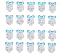 WHAMVOX 20pièces Lot De Cartes De Prédictions Pour Garçon Fille Cartes De Conseils Pour Nouvelle Maman Et Papa Accessoires De Jeu Pour Shower