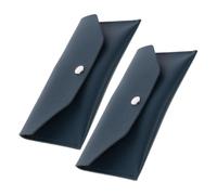 WHAMVOX 2pcs Cash Envelope Wallet: Budget Planner Envelopes, Bill Organizer for Cash Management, Portable PU Wallet for Emergencies