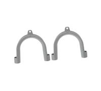 WHAMVOX 2pièces Crochet de Tuyau Forme de U Support pour Evacuation Machine à Laver Clip de Tuyau Évacuation