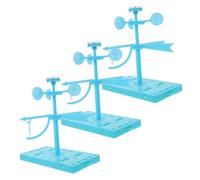 WHAMVOX 3 Ensembles Kit Girouette Plastique Outil Éducatif Météo DIY pour Expérience de Recherche Stem pour École et Apprentissage Physique Indicateur de Vent Facile à Monter