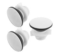 WHAMVOX 3 Pièces Boulons Robustes pour Réservoir Wc Vis et Rondelles à Filetage Extérieur Points pour Fixation Rapide et Stable Entre Réservoir et Cuvette