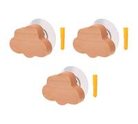 WHAMVOX 3 Pièces Crochets Muraux Autocollants Sans Perçage Patères Adhésives pour Rangement Maison Supports Solides pour Manteaux et Chapeaux Décoration Moderne pour Entrée et Chambre