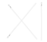 WHAMVOX 3 Pièces Remplacement D’ouvre-Store en Acrylique Blanc 12 Pouces | Baguette de Tirage, Ajustement Fluide et Solide, pour Rideaux et Stores en Bureaux ou Commerces
