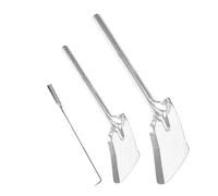 WHAMVOX 3 Pièces Set de Outils Fer pour Cheminée Pelle à Cendres Épaisse Pelle à Charbon et Pince de Foyer Robustes pour Nettoyage Intérieur Jardin et Barbecue Poignée Antidérapante Usage