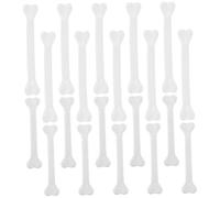 WHAMVOX 30 Pièces Faux Os avec Câble Suspendu pour Ambiance Effrayante et Thèmes de Fête Parfait pour Intérieur et Extérieur
