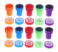 WHAMVOX 30 Pièces Mini Stamps For Cute Paw Print Self-inking Craft Stamp Set For Scrapbooking Classroom Rewards Party Favors And DIY Art Projects