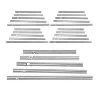 WHAMVOX 30 Pièces Tubes de Carillon Éolien 0,24 Po, en Aluminium, 5 Tons | Finition Lisse sans Échardes, Son Clair et Résonant, pour Jardin, Balcon et Loisirs Créatifs