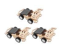 WHAMVOX 3Set Kit Voiture Solaire pour Garçon Fille Modèle Éducatif DIY avec Moteur Électrique Science Écologique pour École et Découverte Stem