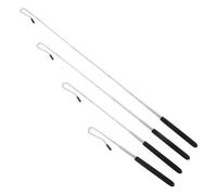 WHAMVOX 4 Pièces Tiges Métalliques Ajustables pour Marionnettes à Main avec Manchon Contrôle Précis des Bras de Marionnette pour Demi-Corps Accessoires Polyvalents
