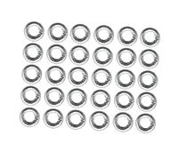 WHAMVOX 40 Pièces couvercles de brûleur de cuisinière protecteur de brûleur de cuisinière d'égouttement d'huile couvercles de four à gaz pour le dessus Silver