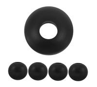 WHAMVOX 5 Pièces Extrémité de Joint de câble métallique butées d'extrémité de câble Bouchon de Fil de poulie Black