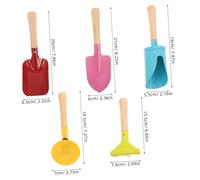 WHAMVOX 5 Pièces Outils de Jardinage pour Garçon Fille Kit Complet avec Pelle et Râteau Équipement Extérieur pour Jeux de Plage et Jardinage Set Sécurisé et Facile à Nettoyer pour