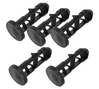 WHAMVOX 5 pièces Verrous Plastique pour Couvercle Poubelle Axes de Fixation à Charnière Résistants pour Accessoires de Bac à Ordures Extérieur