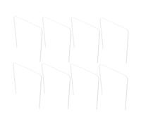 WHAMVOX 8 pièces Jeu de Guichets Croquet Métal pour Jeux Extérieurs et Jardin Accessoires Multifonctions Portables pour Croquet Gateball et Football Installation Rapide sans Outils