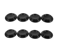 WHAMVOX 8 Pièces Lot de Coupelles pour Roulette de Piano Abs Noir Patins Antidérapants pour Protection de Sols Durs de Bruit Support Stable pour Pianos Verticaux à Usage Domestique