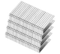 WHAMVOX 80 Pièces Agrafe Métallique pour Volet 1, 6cm en Fer Argenté | Réparation de Volets et Persiennes, Pose Simple, Pièces de Remplacement pour Tringle D’inclinaison