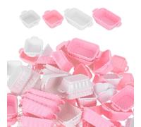 WHAMVOX 80 Pièces Scale Mini Supermarket Storage Baskets for Pretend Play Bread Fruit Containers Micro Landscape Decor