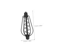 WHAMVOX 9 Pièces Cage à Appâts de Lot Poids Mangeoire Carpe Détachable Support Appâts Robuste pour Extérieur Lancer Longue Distance