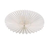 WHAMVOX Abat-jour parapluie plissé rotatif pour lampes de table et lampadaires Décoration d'éclairage en tissu moderne Design froissé polyvalent pour une utilisation à la maison et au bureau