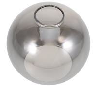 WHAMVOX Abat-Jour Sphérique en Verre Ambré 1 Pièce Grand Diamètre Semi-Circulaire Cache-Ampoule Anti-Poussière pour Applique Murale et Lustre Éclairage Salon Chambre Salle à Manger