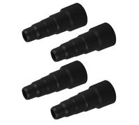 WHAMVOX Adaptateur pour Tuyau D'aspirateur Noir 4 Pièces, Connecteur D'aspirateur Réducteur 9/10'' vers 2'', Accessoire de Conversion Robuste Compatible pour Nettoyage Domestique