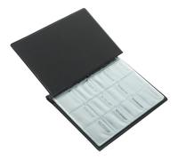 WHAMVOX Album de Collection de Pièces en Cuir PU Bleu 10 Pages 250 Poches pour Pièces et Jetons Organisateur Compact pour Collectionneurs Rangement Sécurisé et Monnaies Euros pour Voyage