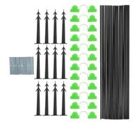 WHAMVOX Arceaux Serre Plastique Durables, Supports de Croissance Réutilisables pour Plantes, 1 Set, Protection Végétale pour Mini Serre et Jardinage