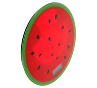 WHAMVOX Balance Numérique de Pastèque Mini Ronde Créative Verre Trempé ABS Pesée Précise à Domicile Voyage Salle de Bain
