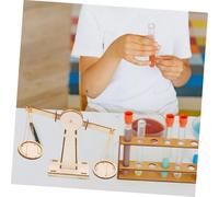 WHAMVOX Balance Scale Bois DIY Éducatif pour Garçon Fille Apprentissage Mathématique et Scientifique Garçon Fille Développement Créatif Jeu Équilibre Montessori pour École et Maison
