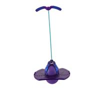 WHAMVOX Ballon Sauteur avec Poignée Violet pour Garçon et Filles - de Sport Amusant Extérieur - Balle Rebondissante avec Corde Élastique et Pompe - Accessoire de Fitness Couleur Aléatoire