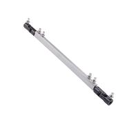WHAMVOX Barre de Liaison Argentée pour Pédale de Grosse Caisse Double, en Métal Résistant la Rouille, Facile à Installer, Accessoire Essentiel pour Batterie Musicale